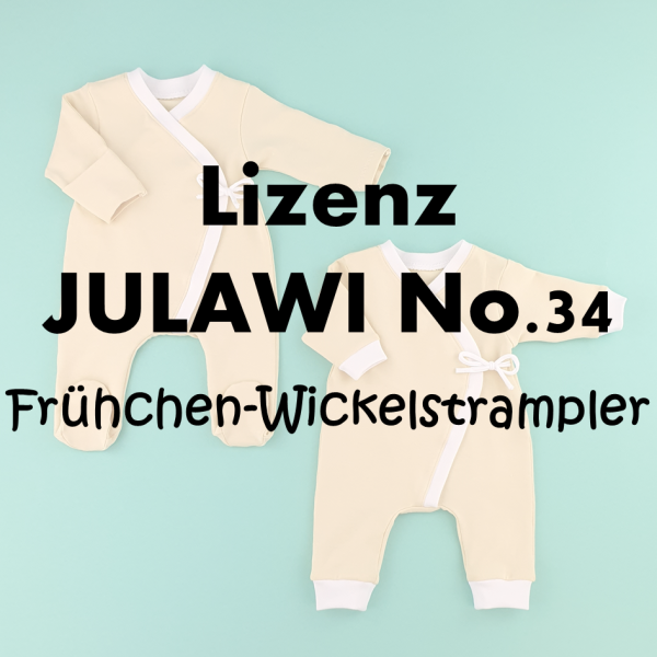 Lizenz für Frühchen-Wickelstrampler | JULAWI No.34